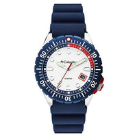 Columbia Watch - Pacific Outlander - White 3-Hand Date Navy Silicone, Columbia, Canada