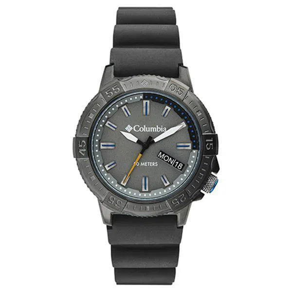 Columbia Watch - Peak Patrol - Gray 3-Hand Day Date Gray Silicone, Columbia, Canada