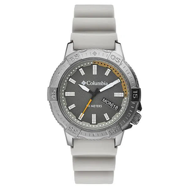 Columbia Watch - Peak Patrol - Gray 3-Hand Day Date Khaki Silicone, Columbia, Canada