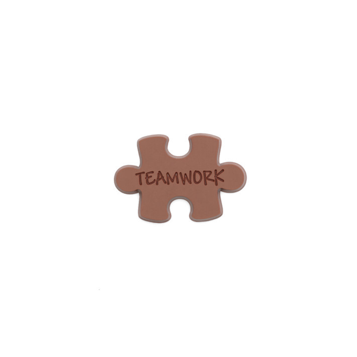 Corporate Gift 2″x3″ Milk Chocolate Shape – Teamwork Puzzle – Case of 50