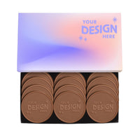 Custom Logo 12-Piece Gourmet Chocolate Cookie Gift Set – Classic Packaging