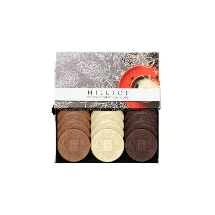 Custom Logo 12-Piece Gourmet Chocolate Cookie Gift Set – Classic Packaging
