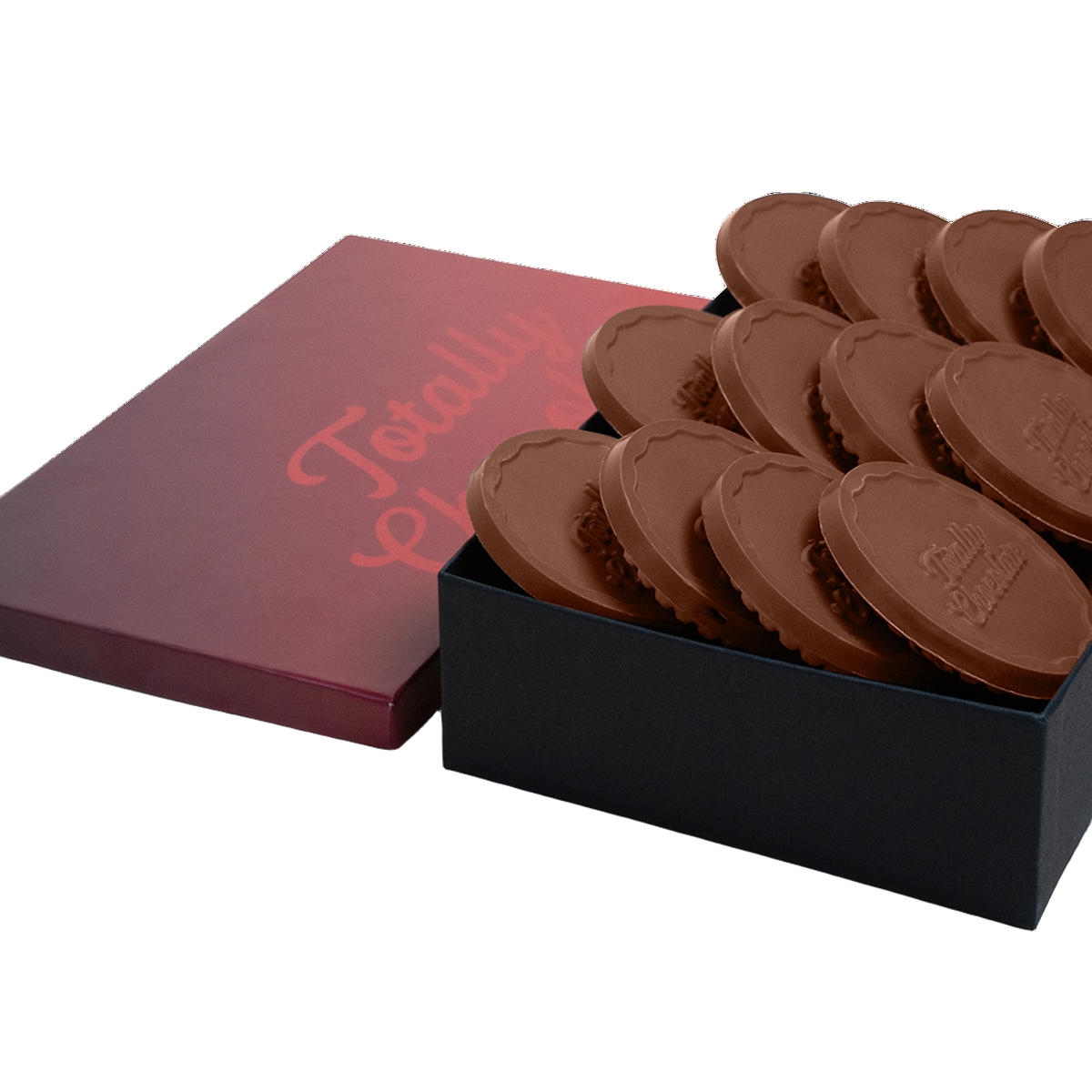 Custom Logo 12-Piece Gourmet Chocolate Shortbread Cookie Gift Set – Classic Packaging