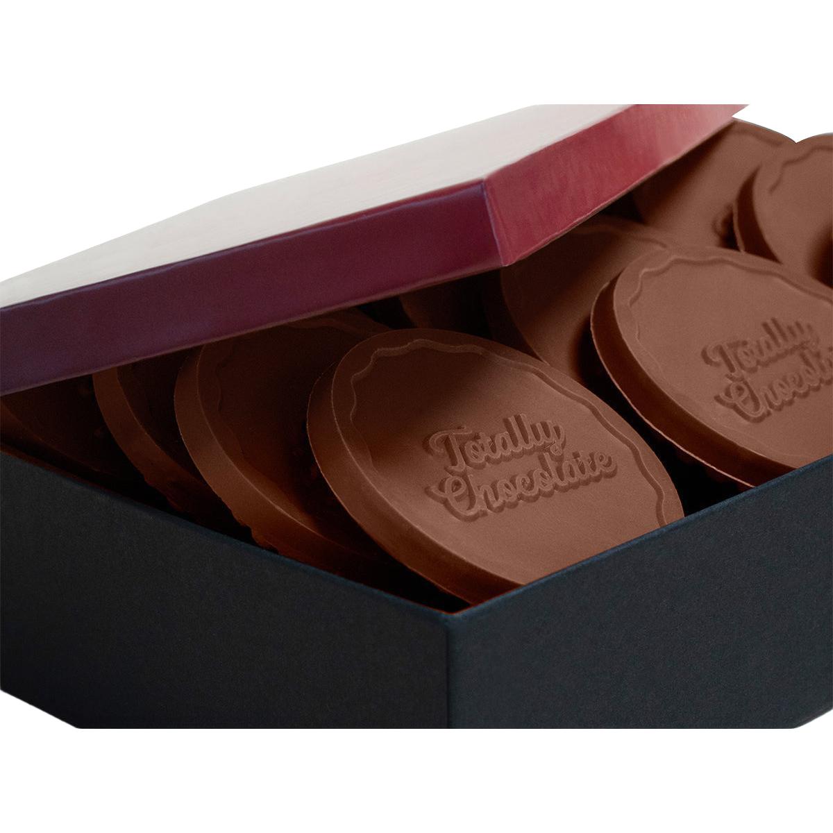 Custom Logo 12-Piece Gourmet Chocolate Shortbread Cookie Gift Set – Classic Packaging