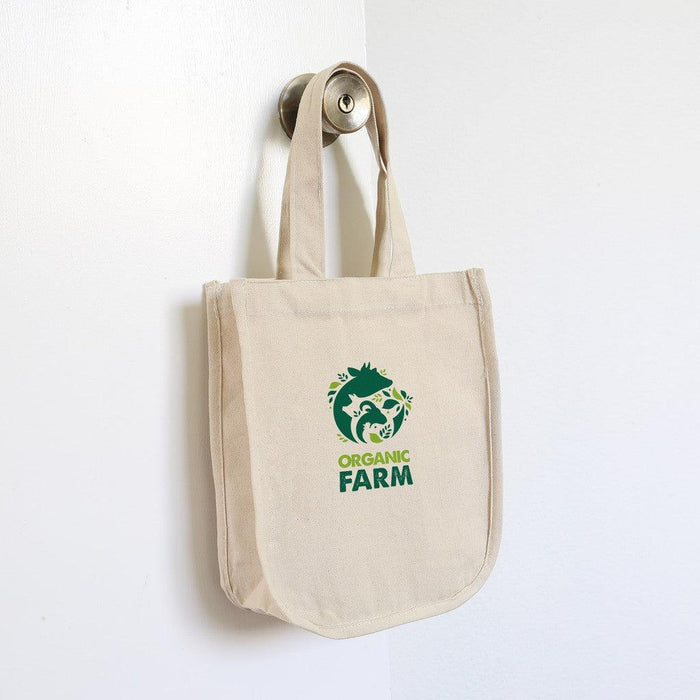 Custom Logo 12 oz Cotton Fashion Tote