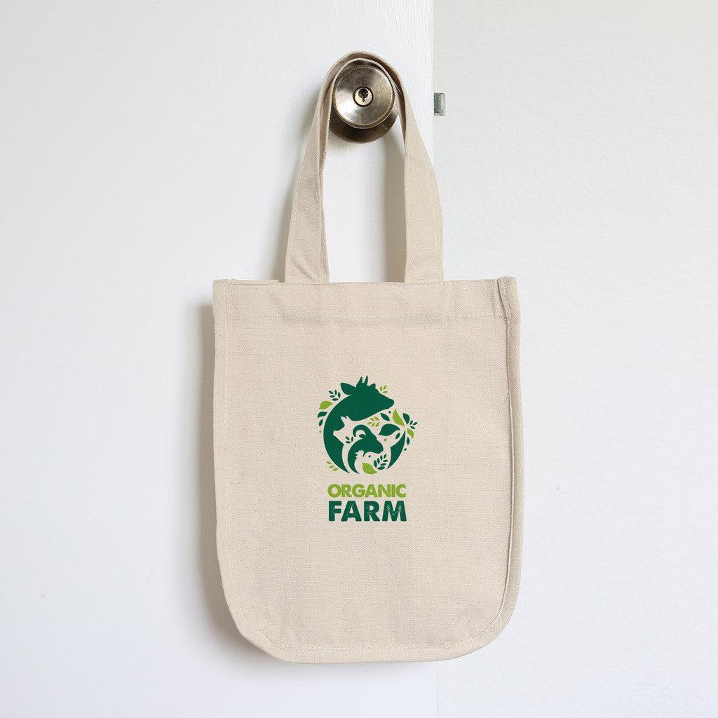 Custom Logo 12 oz Cotton Fashion Tote