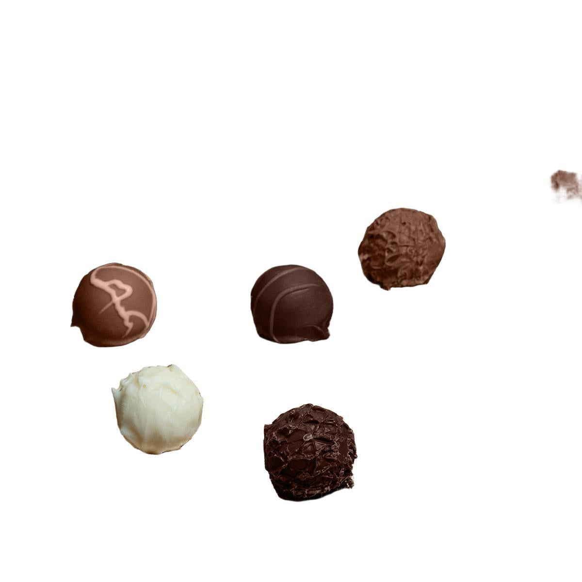 Custom Logo 13-Piece Truffle Gift Box with Premium Lindt Truffles – Luxury Packaging