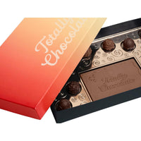 Custom Logo 13-Piece Truffle Gift Box with Premium Lindt Truffles – Luxury Packaging