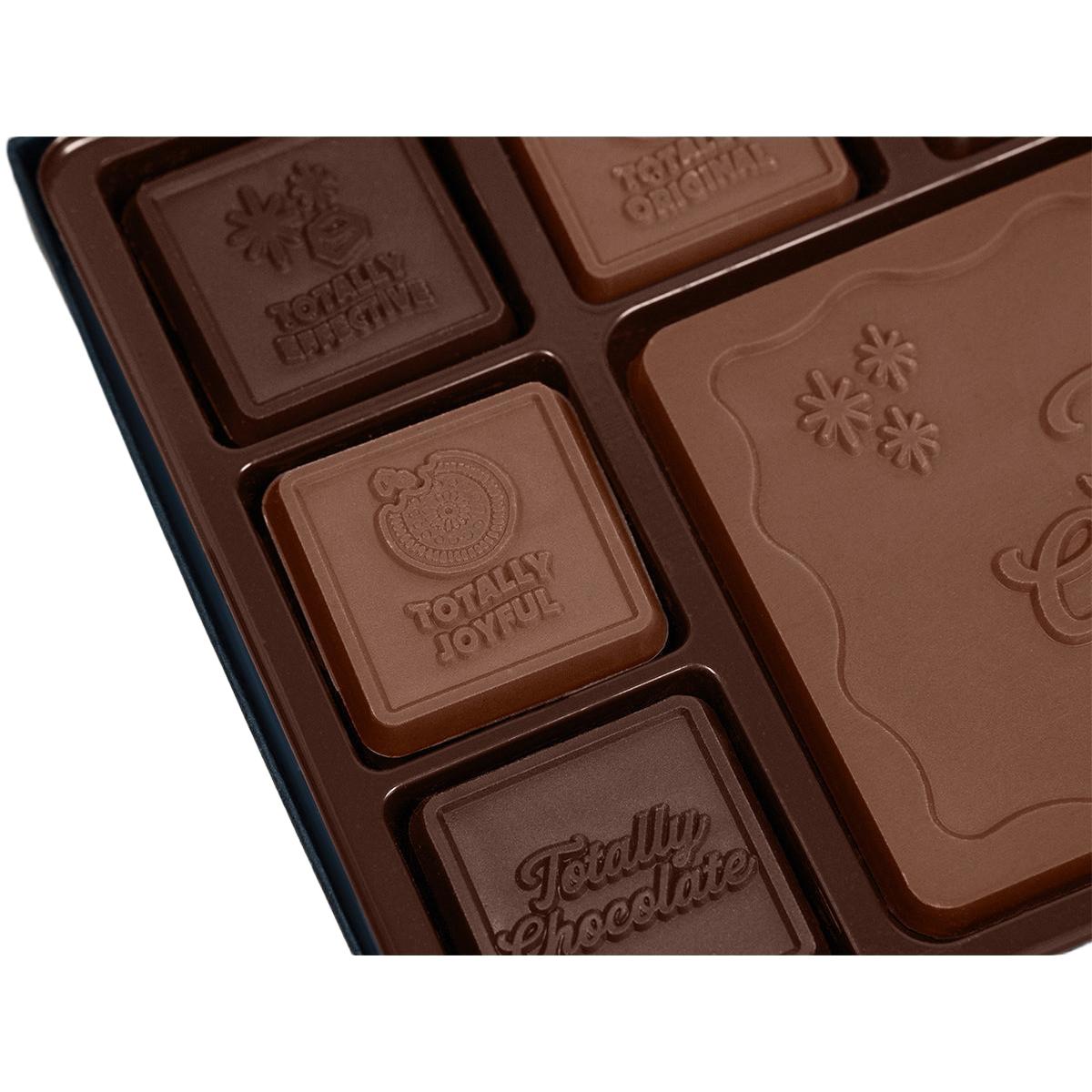 Custom Logo 19-Piece Chocolate Ensemble Gift Set – Classic Packaging