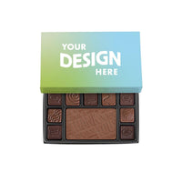 Custom Logo 19-Piece Quick Ship Chocolate Ensemble Gift Set – Personalized Packaging