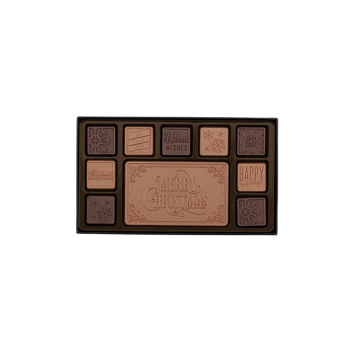 Custom Logo 19-Piece Quick Ship Chocolate Ensemble Gift Set – Personalized Packaging