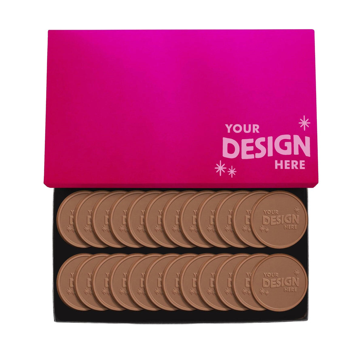 Custom Logo 24-Piece Ultimate Chocolate Cookie Gift Set – Classic Packaging