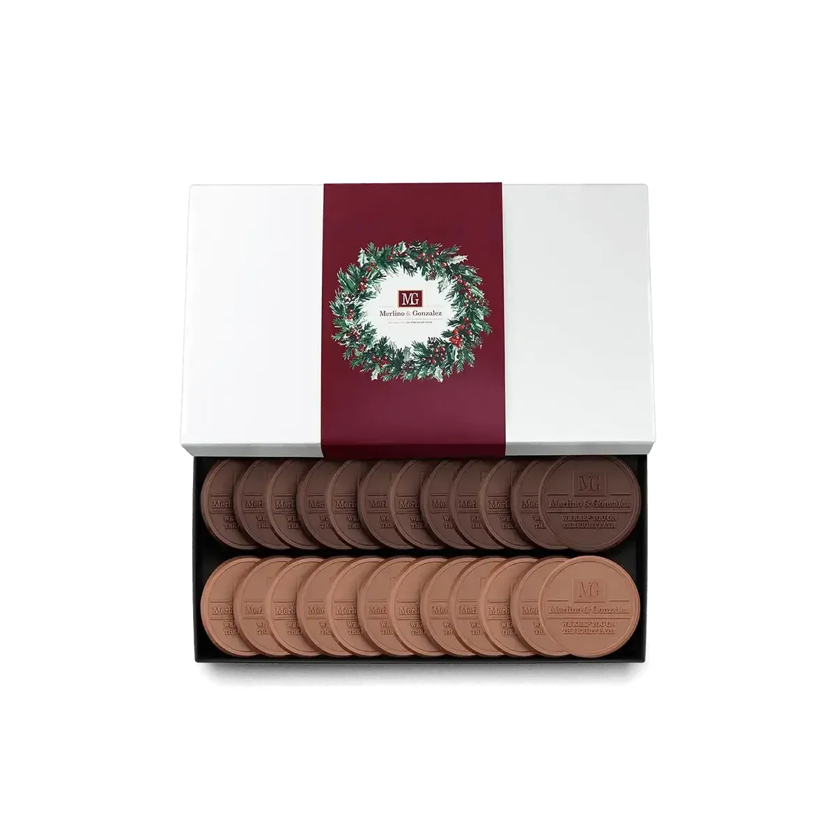 Custom Logo 24-Piece Ultimate Chocolate Cookie Gift Set – Classic Packaging