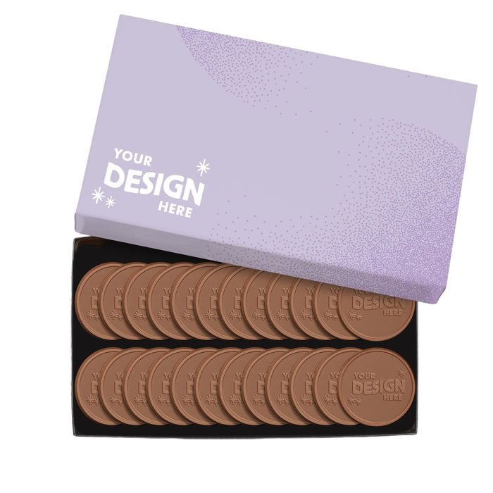 Custom Logo 24-Piece Ultimate Chocolate Cookie Gift Set – Luxury Packaging