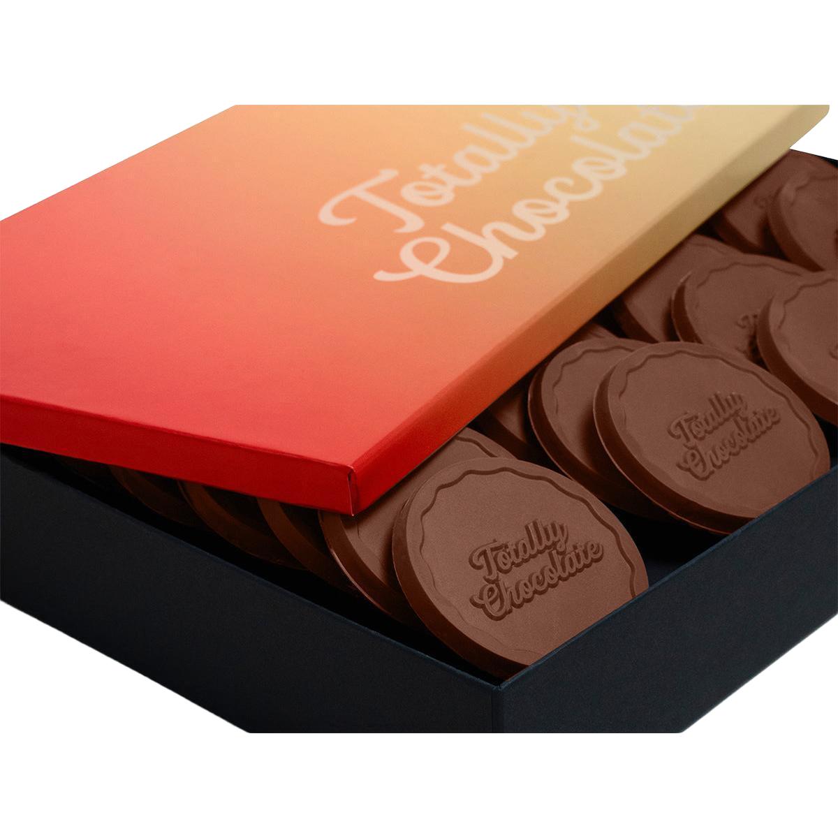 Custom Logo 24-Piece Ultimate Chocolate Shortbread Cookie Gift Set – Classic Packaging