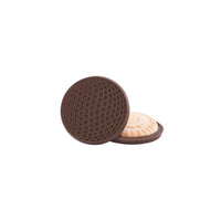 Custom Logo 2.75″ Shortbread Cookie with Engraved Chocolate