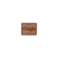 Custom Logo 2″x2″ Engraved Custom Chocolate Shape – Clear Packaging