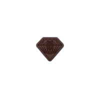 Custom Logo 2″x2″ Engraved Custom Chocolate Shape – Clear Packaging