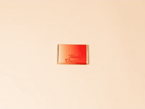 Custom Logo 2″x3″ Engraved Chocolate Wrapper Bar