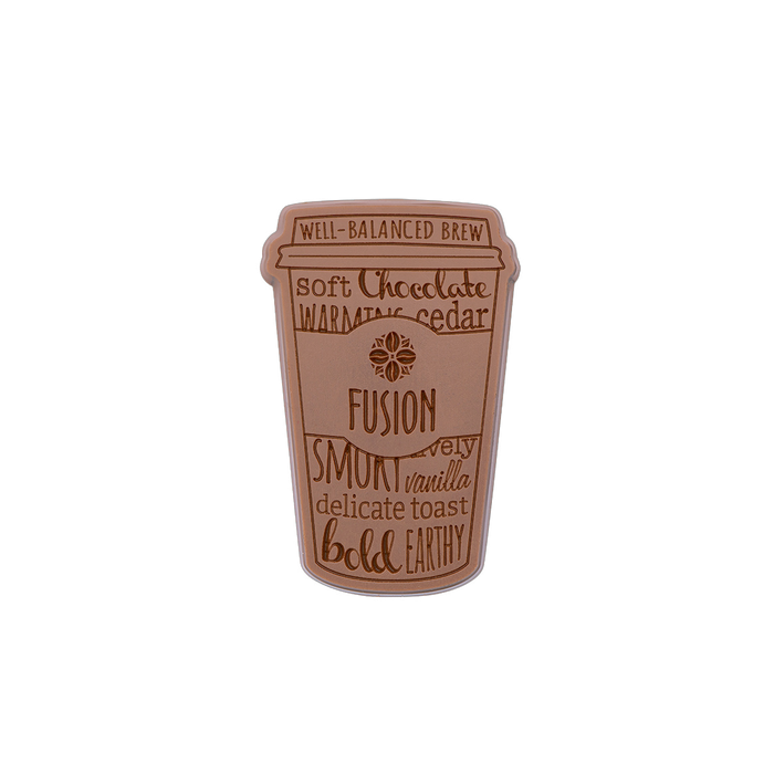Custom Logo 2″x3″ Engraved Custom Chocolate Shape – Clear Packaging