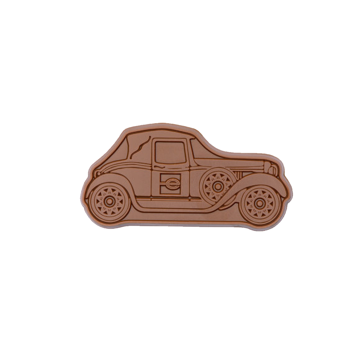 Custom Logo 2″x4″ Engraved Custom Chocolate Shape – Clear Packaging