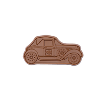 Custom Logo 2″x4″ Engraved Custom Chocolate Shape – Clear Packaging