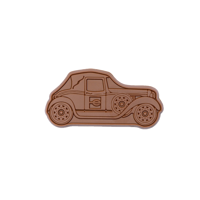 Custom Logo 2″x4″ Engraved Custom Chocolate Shape – Clear Packaging