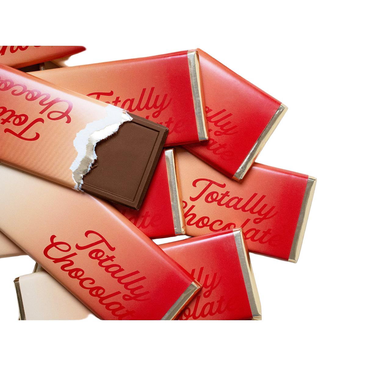 Custom Logo 2″x5″ Engraved Chocolate Wrapper Bar