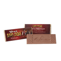 Custom Logo 2″x5″ Engraved Chocolate Wrapper Bar – Extra Thick