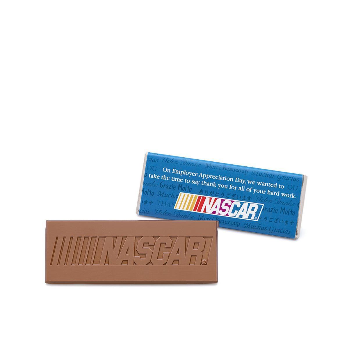 Custom Logo 2″x5″ Engraved Chocolate Wrapper Bar – Extra Thick