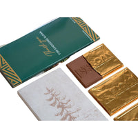 Custom Logo 3-Bar Deluxe Engraved Chocolate Storyteller