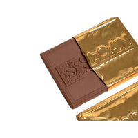 Custom Logo 3-Bar Deluxe Engraved Chocolate Storyteller