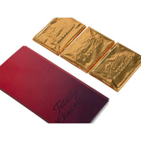 Custom Logo 3-Bar Deluxe Engraved Chocolate Storyteller