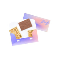 Custom Logo 3-Bar Engraved Chocolate Storyteller