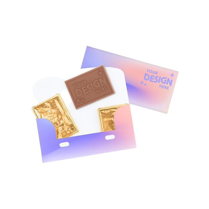 Custom Logo 3-Bar Engraved Chocolate Storyteller