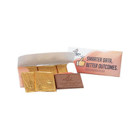 Custom Logo 3-Bar Engraved Chocolate Storyteller