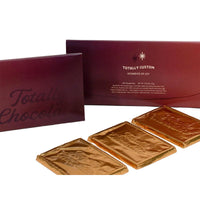 Custom Logo 3-Bar Engraved Chocolate Storyteller