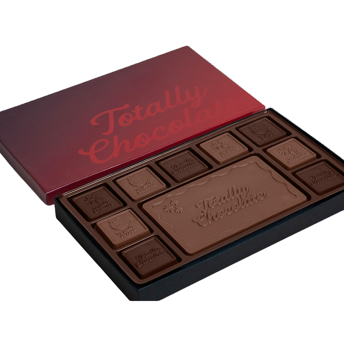 Custom Logo 38-Piece Chocolate Ensemble Gift Set – Classic Packaging