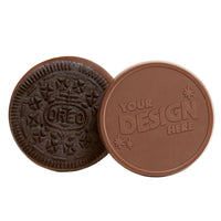 Custom Logo 3.2″ Large Oreo® Cookie with Engraved Chocolate