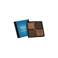 Custom Logo 4-Piece Chocolate Ensemble Gift Set – Classic Packaging