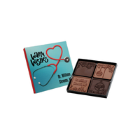 Custom Logo 4-Piece Chocolate Ensemble Gift Set – Classic Packaging