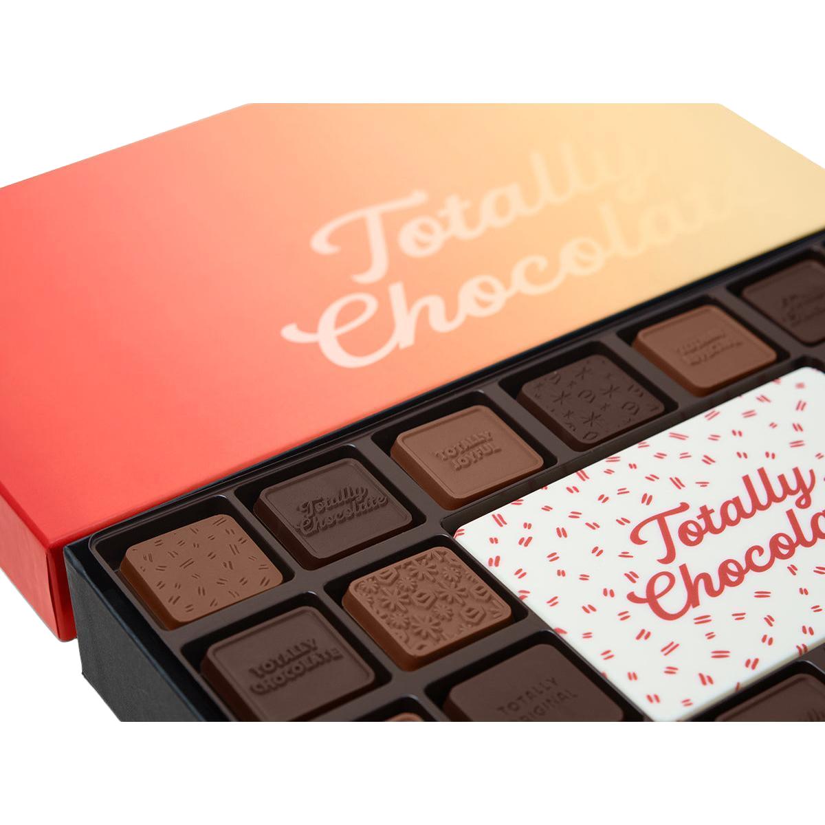 Custom Logo 45-Piece Chocolate Ensemble Gift Set – Luxury Packaging