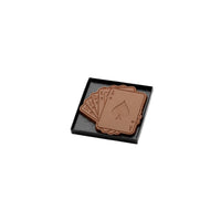 Custom Logo 4″x4″ Engraved Custom Chocolate Shape – Classic Packaging