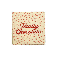 Custom Logo 4″x4″ Full Color White Chocolate Shape – Classic Packaging