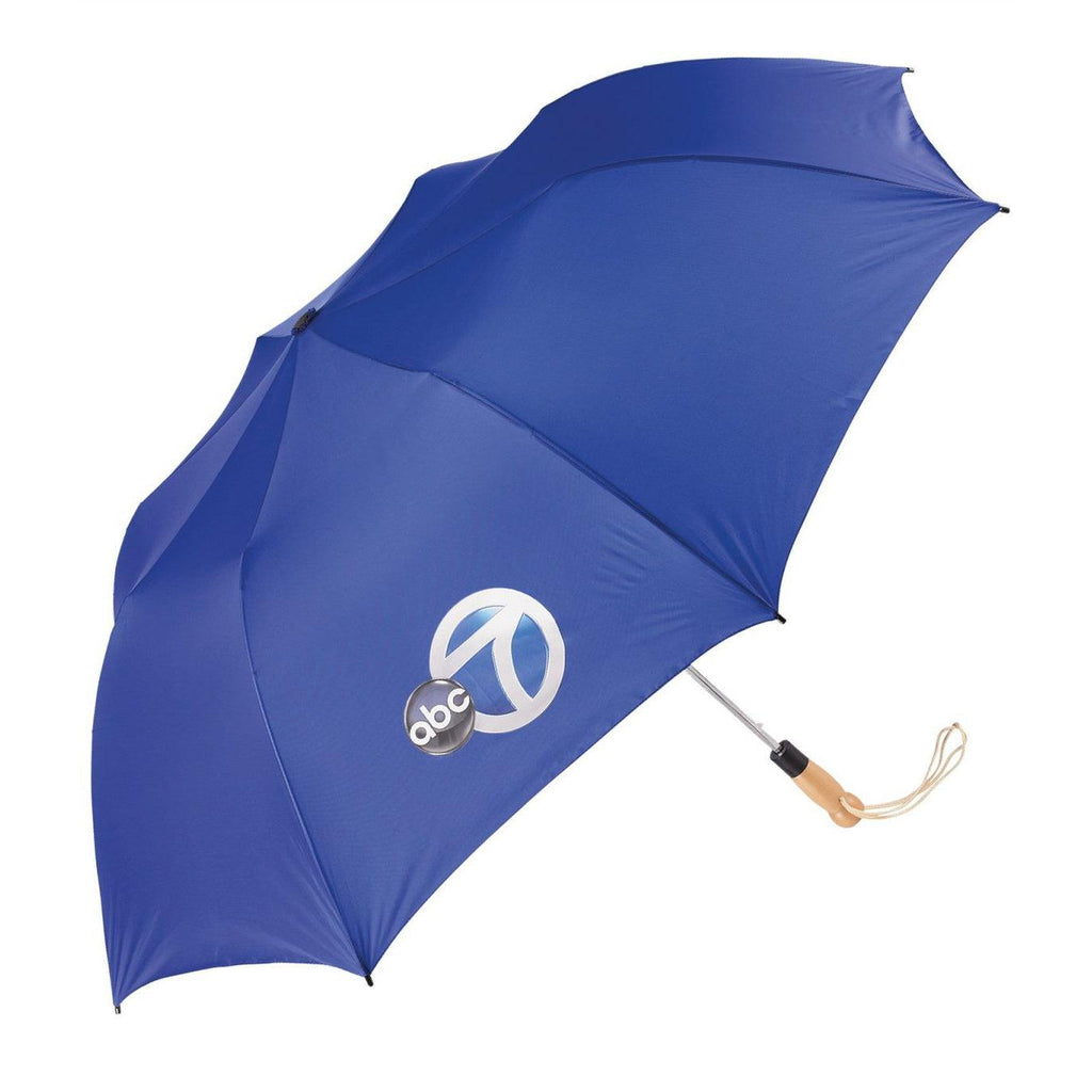 Custom Logo 58" Umbrella with with Wooden Handle