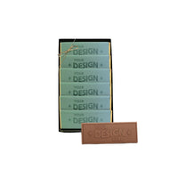 Custom Logo 6-Pack – 2″x5″ Engraved Chocolate Bar Gift Set – One Wrapper Design