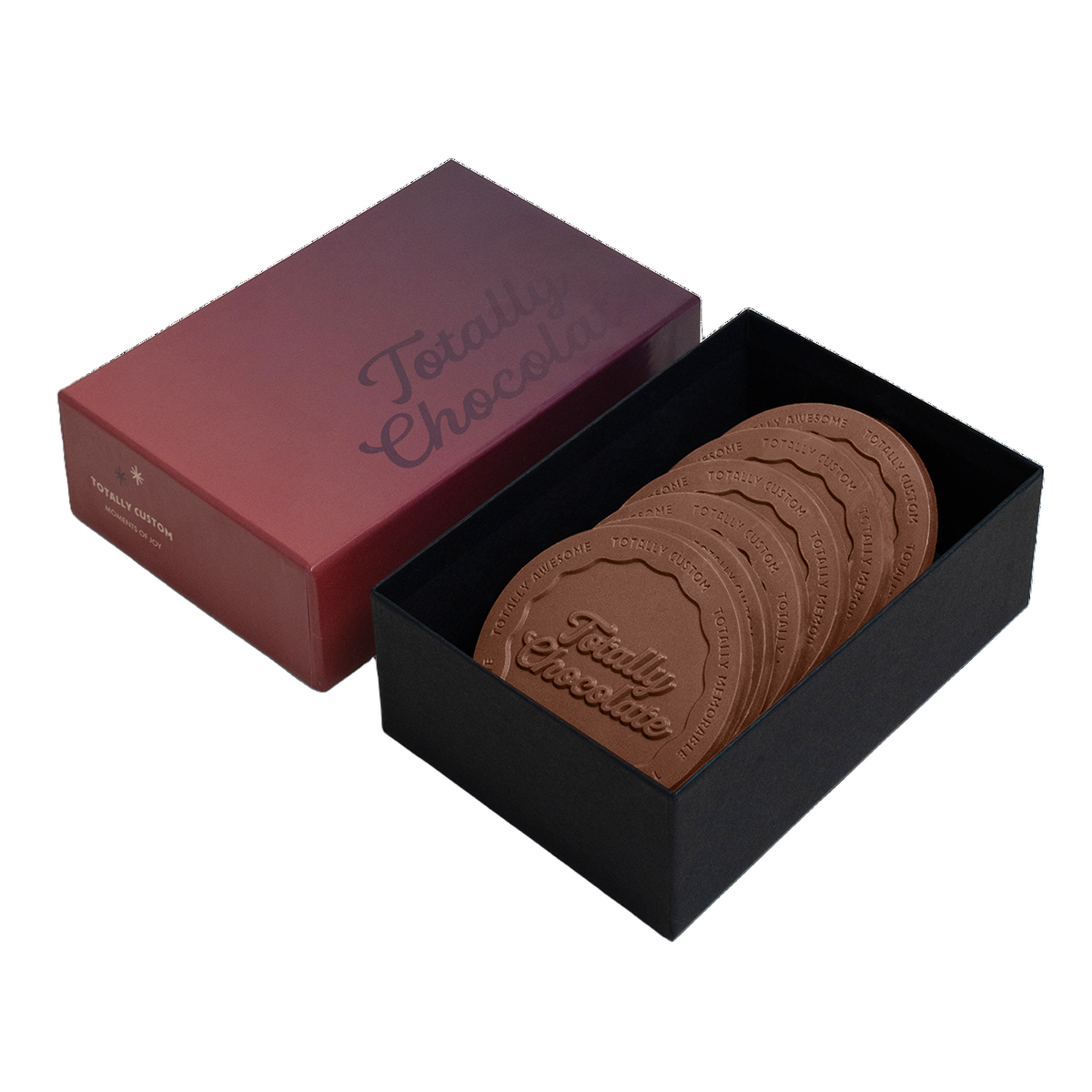 Custom Logo 6-Piece Decadent Chocolate Cookie Gift Set – Classic Packaging