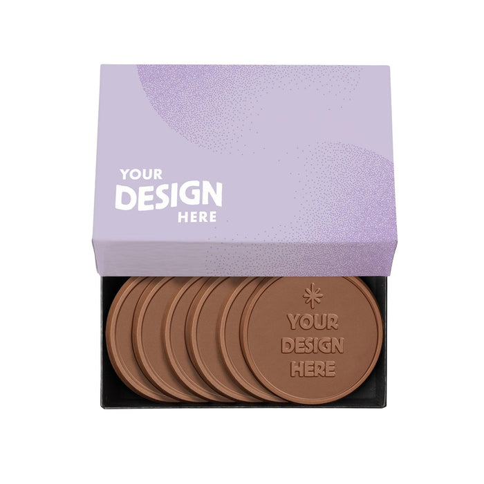Custom Logo 6-Piece Decadent Chocolate Cookie Gift Set – Luxury Packaging