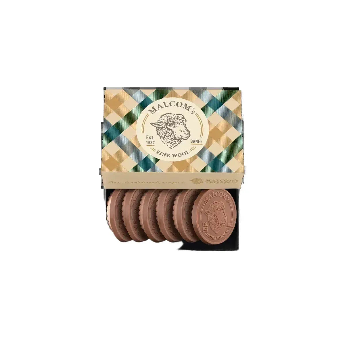 Custom Logo 6-Piece Decadent Chocolate Shortbread Cookie Gift Set – Luxury Packaging