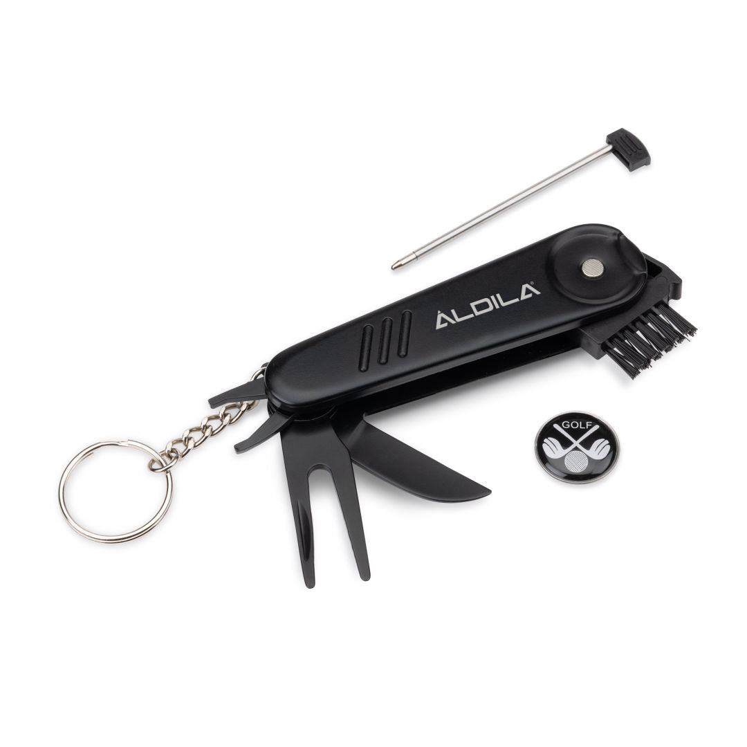 Custom Logo 6 in 1 Golf Knife with Ball Marker